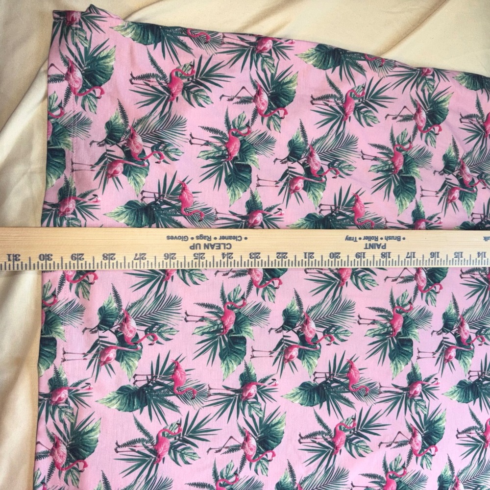 NWT Caribbean Isle Breeze Performance Flamingo Palm Polo Shirt Mens XL Tropical - Picture 3 of 5